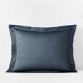 Premium Smooth Supima® Cotton Wrinkle-Free Sateen Sham - Steel Blue, King