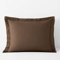 Classic Cool Cotton Percale Sham - Coffee, King
