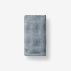 Waffle Hand Towel - Smoky Blue