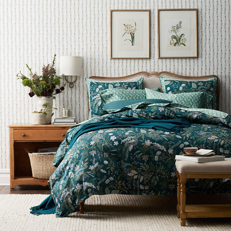 Juniper Forest Classic Smooth Sateen Sham - Navy, Standard