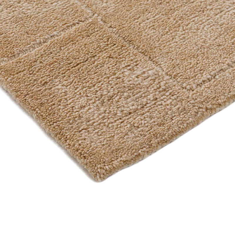 Relief Hand Tufted Wool Rug -  Sand, 2' x 3'