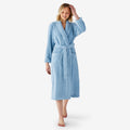 Women's Long Robe - Blue Sky, XXL