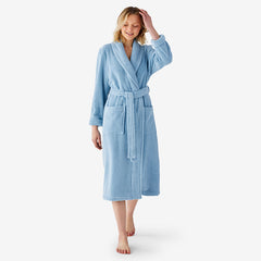 Women's Long Robe - Blue Sky, XXL