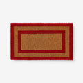 Border Coir Doormat - Red, 18 in. x 30 in.