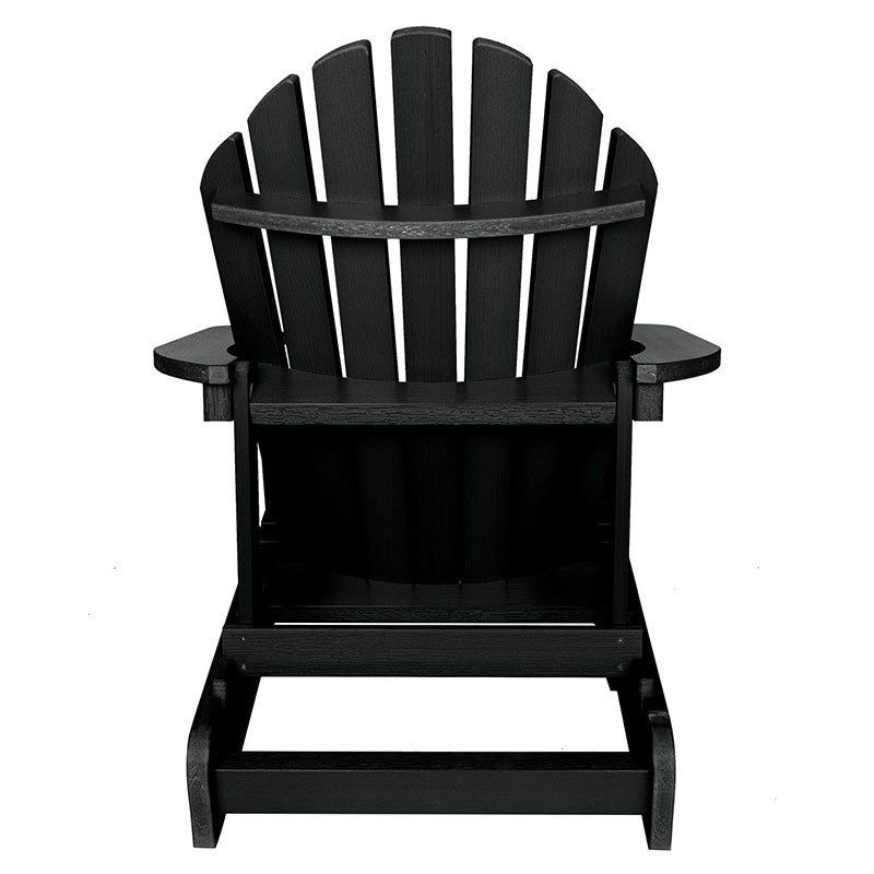 Folding and Reclining Adirondack Chair - Black