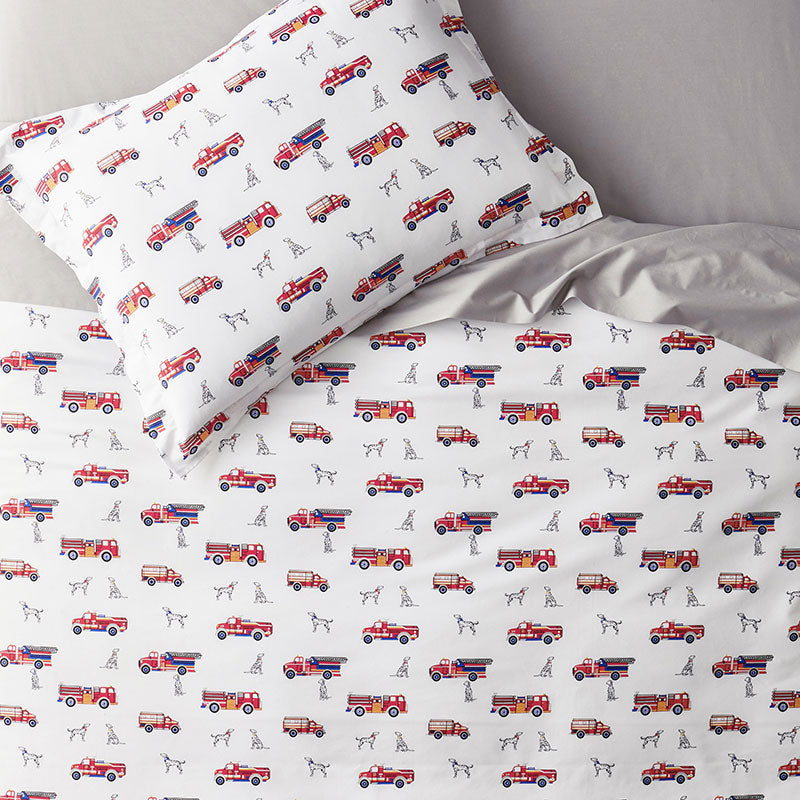 Fireman's Best Friend Classic Cool Organic Cotton Percale Sham - Multi, Standard