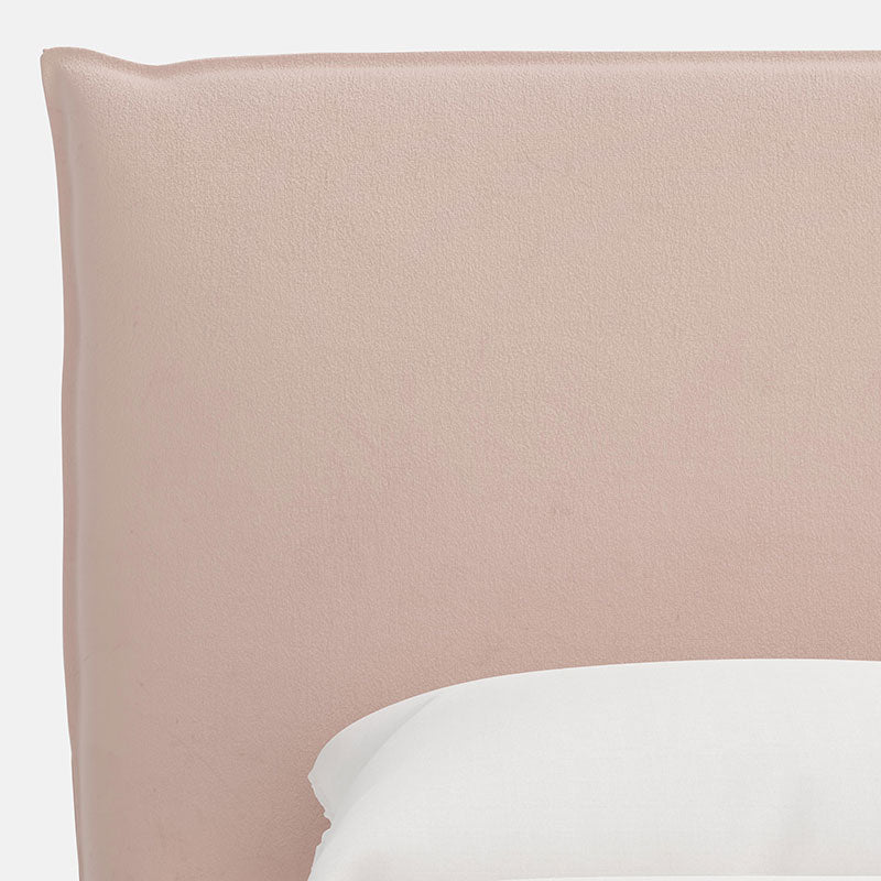 Sutton Velvet Headboard - Blush, Cal King