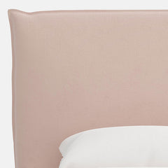 Sutton Velvet Headboard - Blush, King