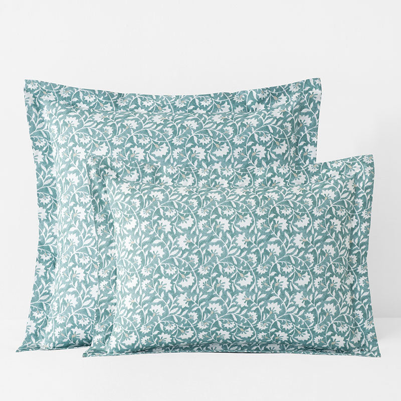 Ellary Classic Cool Cotton Percale Sham - Vine, Euro