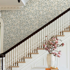 Willowberry Traditional Wallpaper - Linen White, Roll