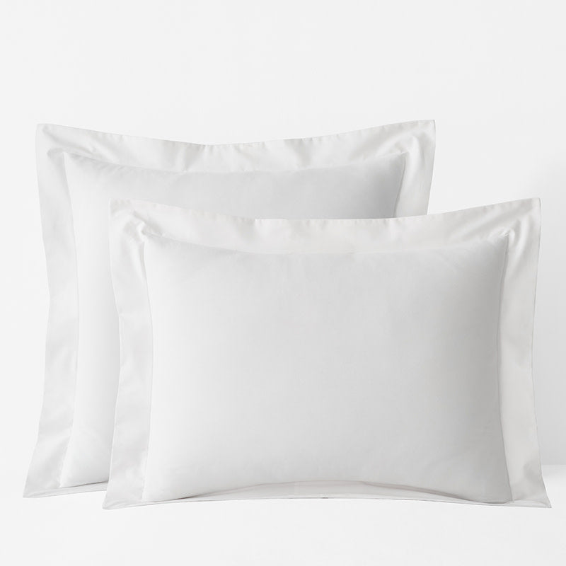 Brushed Cotton Sham - White, Standard