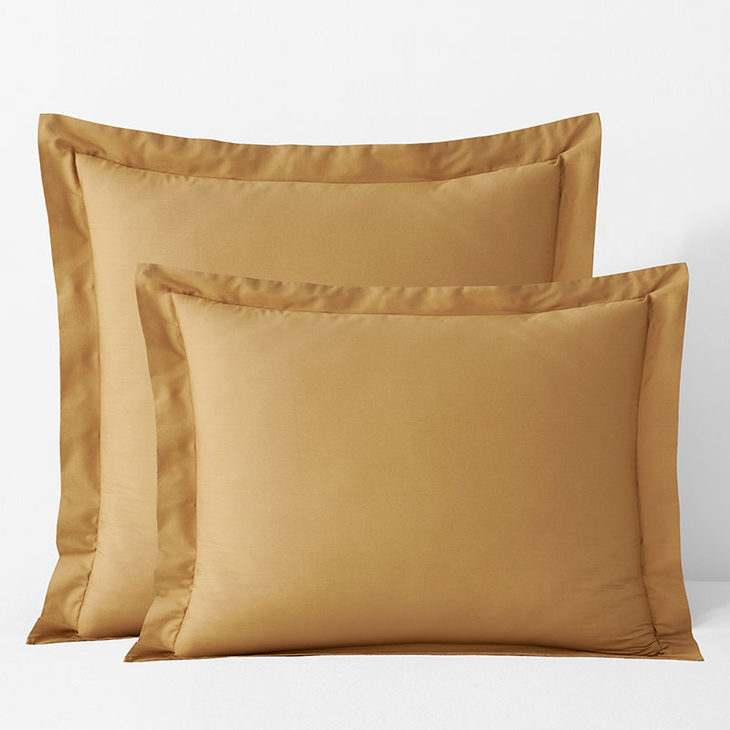 Classic Cool Cotton Percale Sham - Amber, King