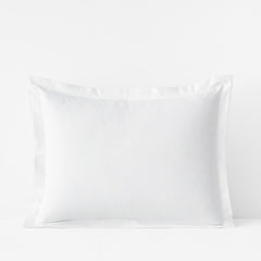 Luxe Ultra-Cozy Cotton Velvet Flannel Sham White, Standard