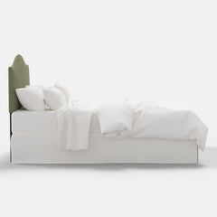 Saddle Textured Linen Headboard - Laurel, Queen