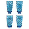 Palazzioi Tumblers, Set of 4 - Teal, Large
