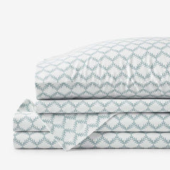Willowridge Premium Smooth Sateen Bed Sheet Set - Green, Full