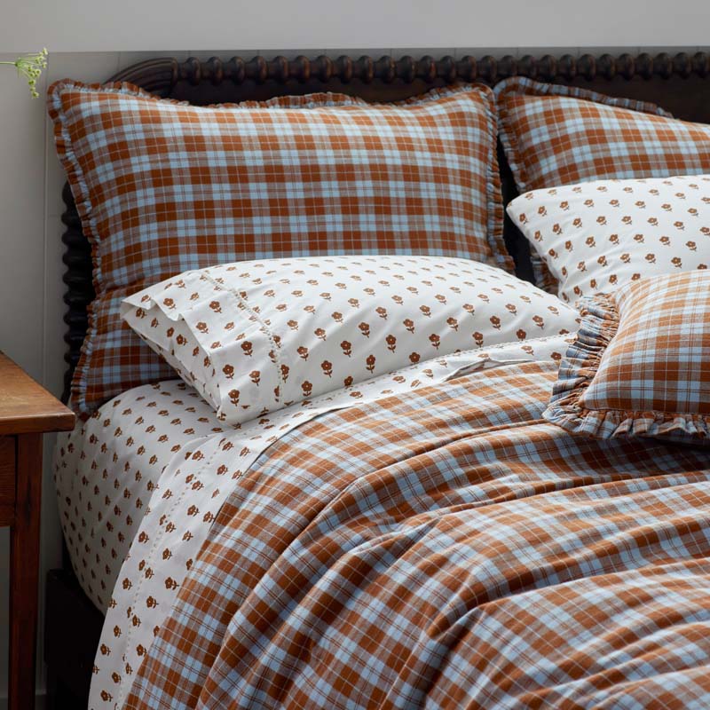 Classic Plaids Yarn-Dyed Cotton Sham - Harbor Plaid, Standard