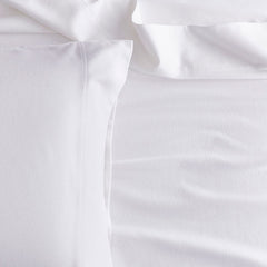 Luxe Ultra-Cozy Cotton Velvet Flannel Fitted Bed Sheet White, Full