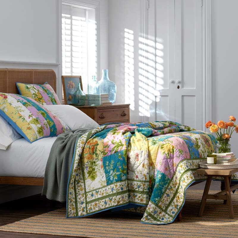Darla Patchwork Quilt - Multi, Twin/Twin XL