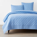 Pintuck Quilt - Blue, King