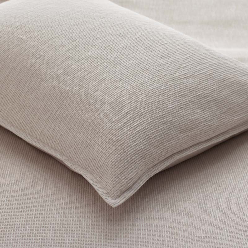 Mini Waffle Duvet Cover - Buff, King/Cal. King