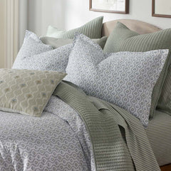 Tira Floral Classic Cool Cotton Percale Sham - Flower Green, Standard