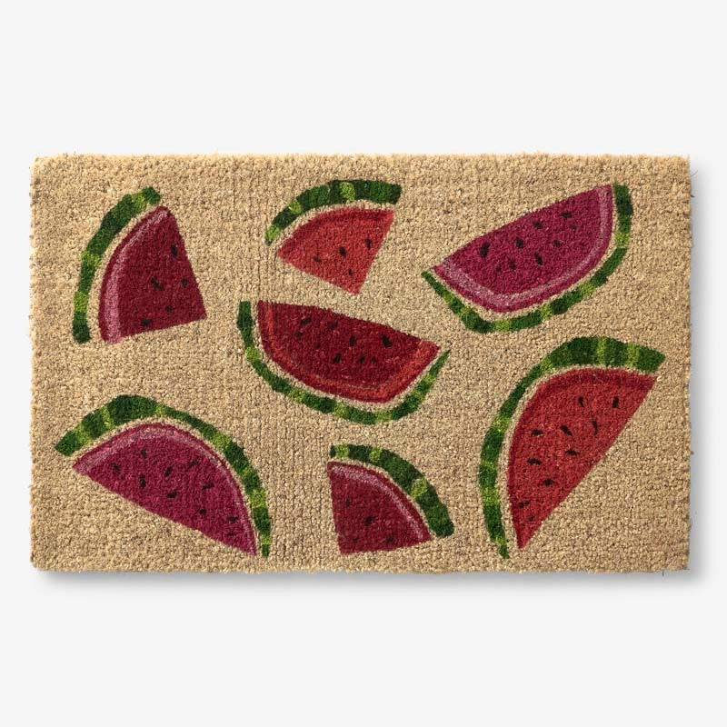 Summer Novelty Coir Doormat - Watermelon, 24 in. x 36 in.