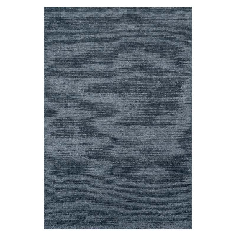 Ramsey Hank Knotted Wool Rug - Blue, 8' x 10'
