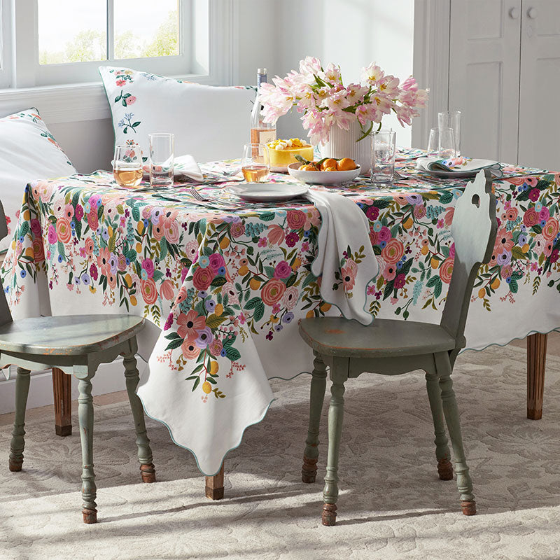 Garden Party Tablecloth - Pink, 70 in. x 90 in.