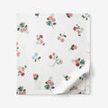 Ditsy Dahlia Classic Cool Cotton Percale Flat Bed Sheet - Cream Multi, Full