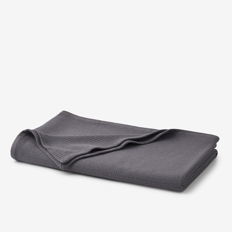 Cotton Weave Blanket - Slate Gray, Twin/Twin XL