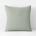 Fara Textured Kantha Quilted Sham - Green, Euro