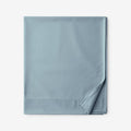 Classic Smooth Wrinkle-Free Sateen Flat Bed Sheet - Blue Shale, King