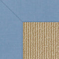 Sunbrella Narrow Stripe Bordered Indoor/Outdoor Rug - Light Blue, Swatch