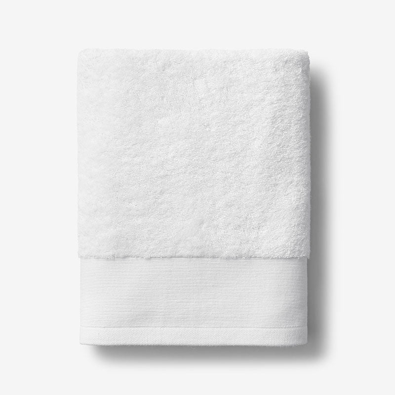 Organic Cotton Bath Towel - White