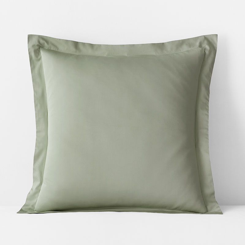 Classic Smooth Rayon Made From Bamboo Sateen Sham - Tarragon, Euro