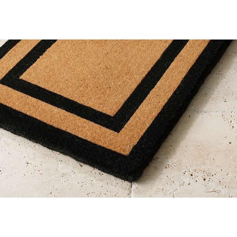 Border Coir Doormat - Black, 24 in. x 36 in.