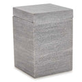 Modern Cotton Jar - Gray