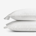Classic Cool Organic Cotton Percale Solid Pillowcase Set - White, Standard