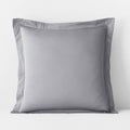 Classic Smooth Rayon Made From Bamboo Sateen Sham - Pebble Gray, Euro