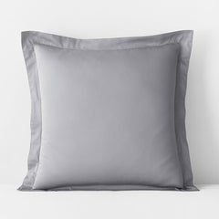 Classic Smooth Rayon Made From Bamboo Sateen Sham - Pebble Gray, Euro
