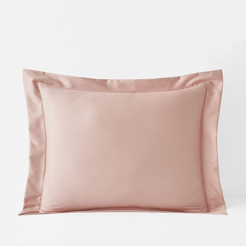 Premium Smooth Supima® Cotton Wrinkle-Free Sateen Sham - Rose, King