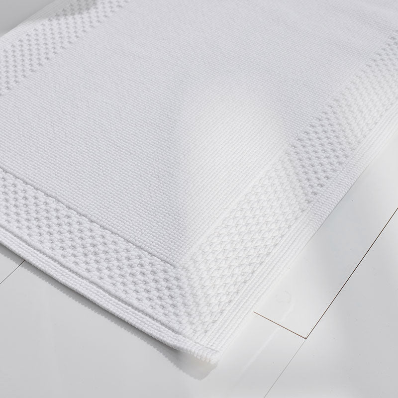 Sterling Cotton Bath Mat - White, 17 in. x 24 in.