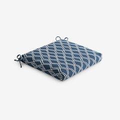 Replacement Knife Edge Chair Cushion - Voyage Indigo, 18 in. x 18 in.