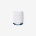 Scalloped Edge Washcloth - Light Blue
