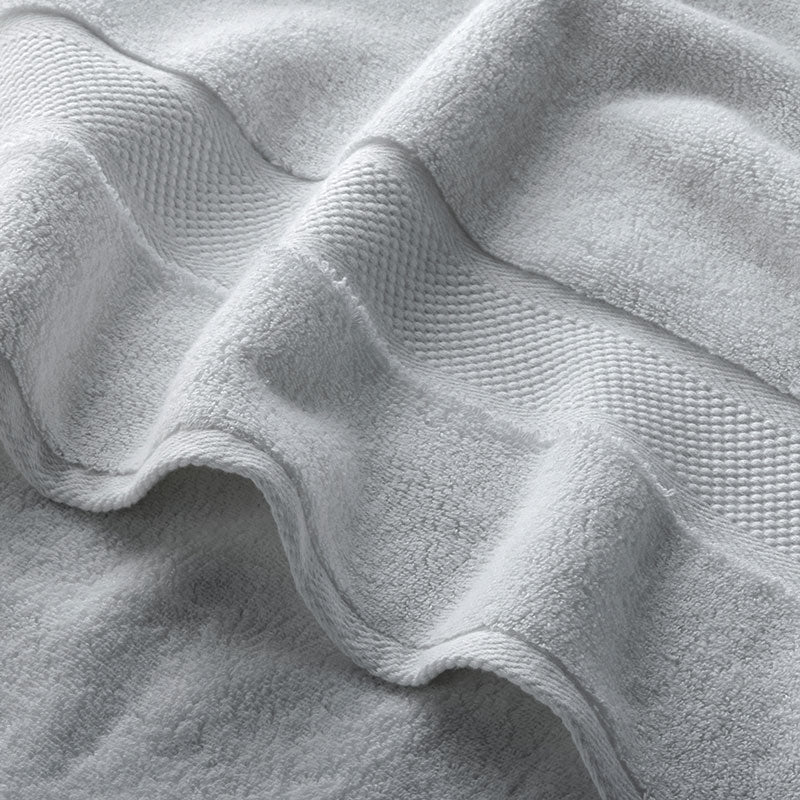 Sterling Supima® Cotton Washcloths, Set of 2 - Silver Mist