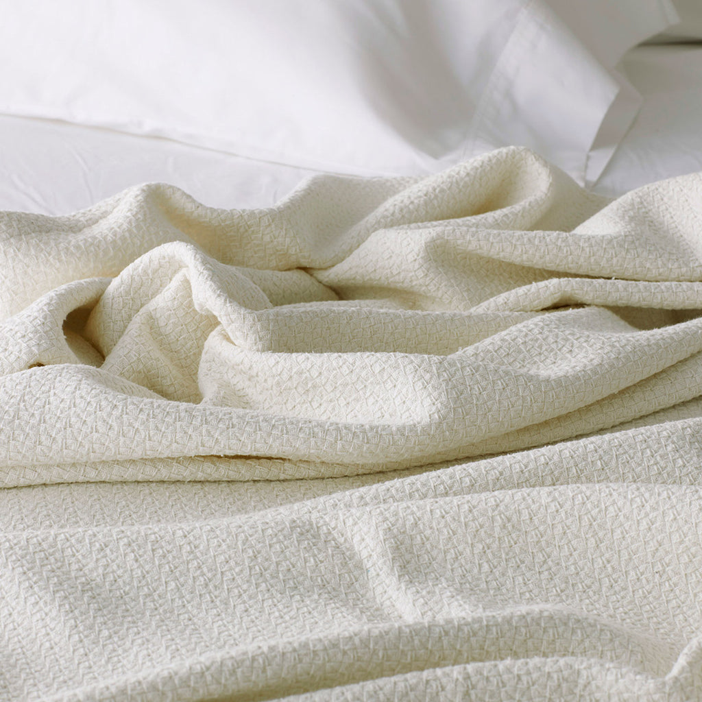 Organic Cotton Blanket - White, Full