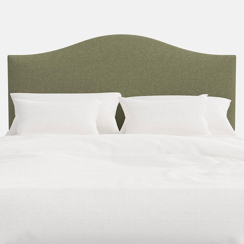 Saddle Textured Linen Headboard - Laurel, King