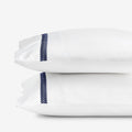 Hewett Luxe Smooth Egyptian Cotton Sateen Pillowcase Set - Blue, Standard