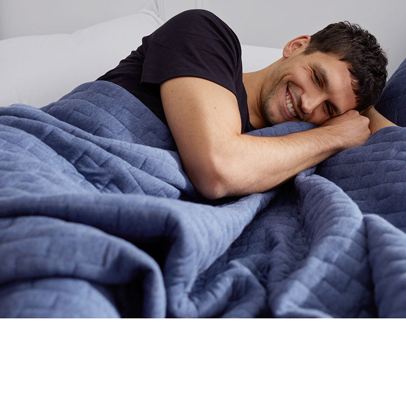 Air Layer Sham - Blue, Euro